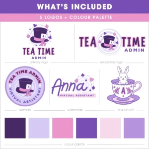 Virtual assistant logo template 2