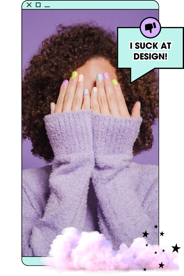 I suck at canva design