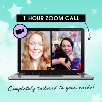 One hour live Canva training Zoom call with personalised one to one Canva support for business owners