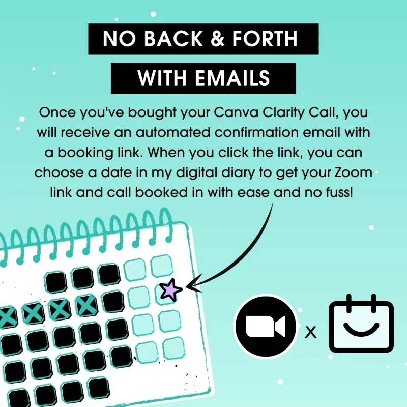 canva-training-7 Easy booking process for Canva Clarity Call with online calendar and live Canva training via Zoom